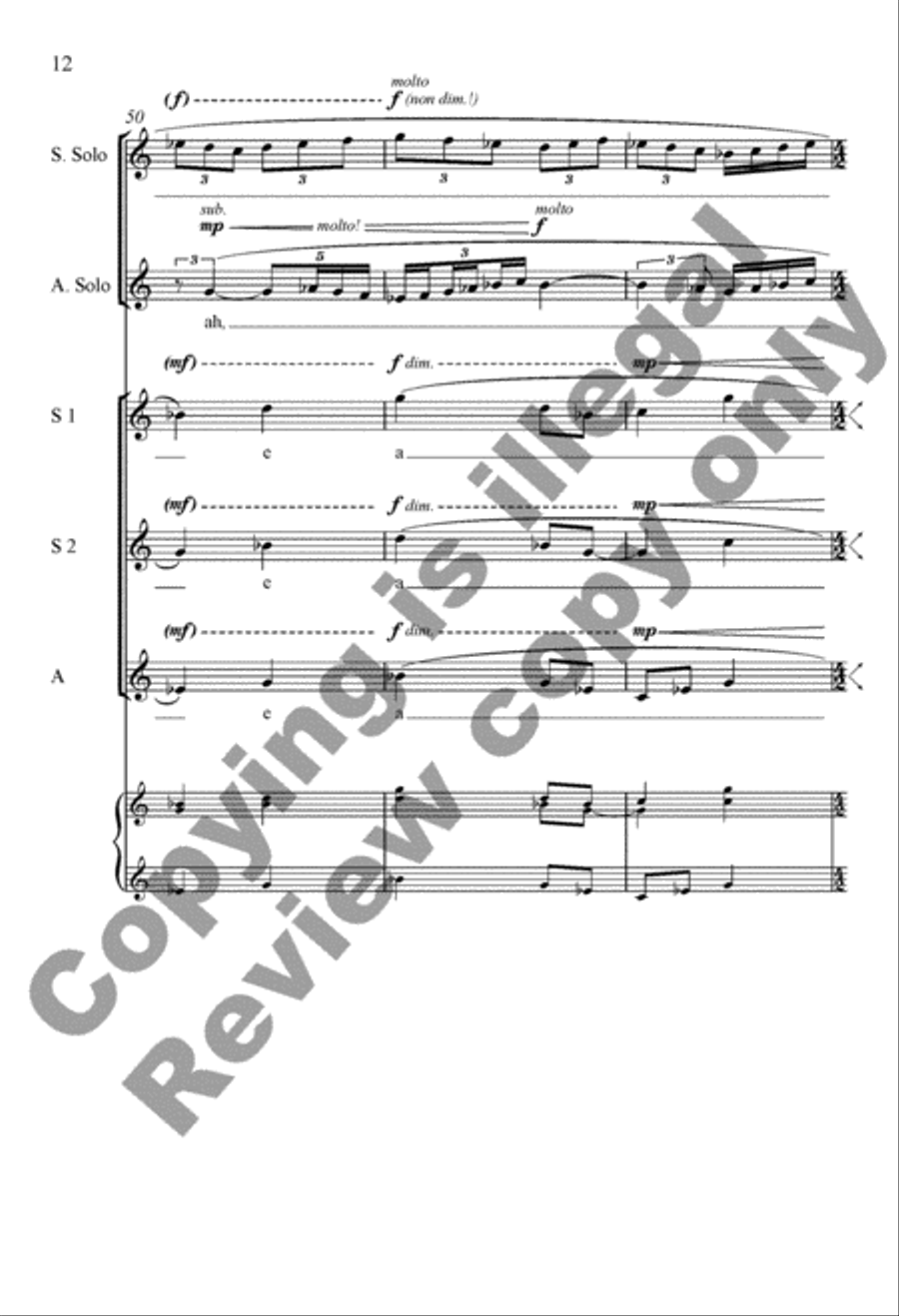 Dona nobis pacem SSA scores gallery preview page 31
