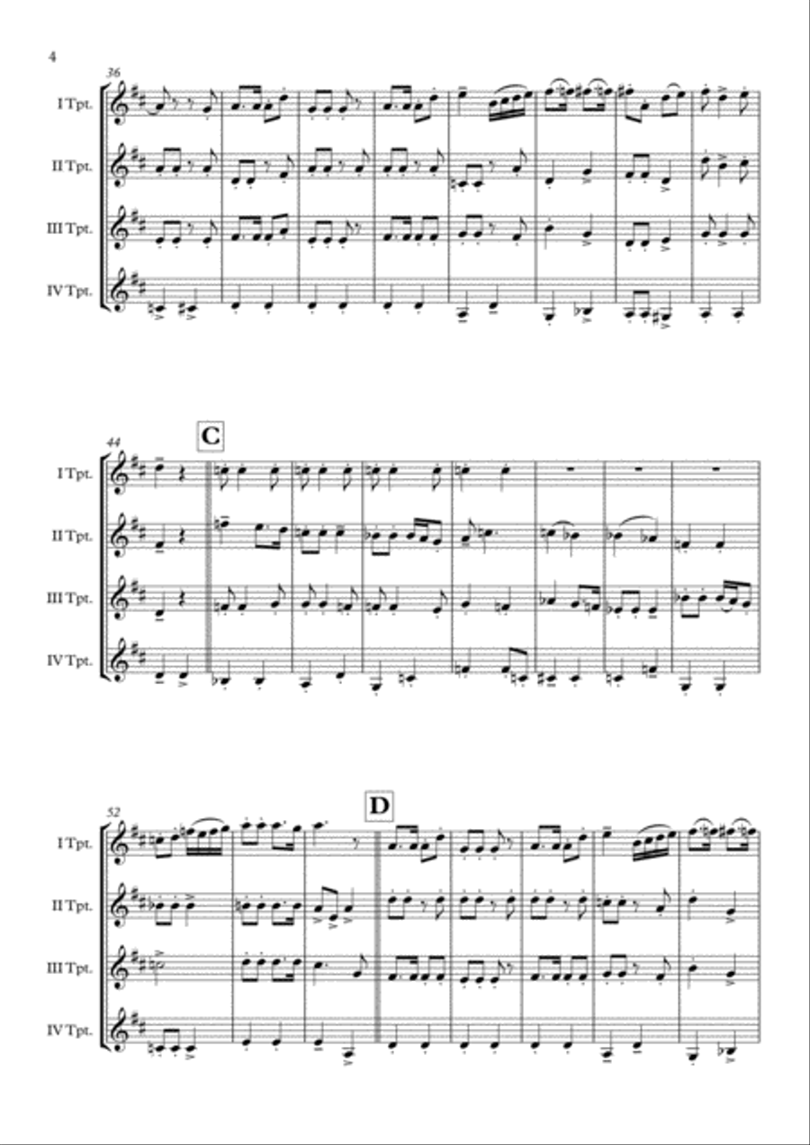 The Polar Express from Warner Bros. Pictures' THE POLAR EXPRESS Brass Quartet scores gallery preview page 5