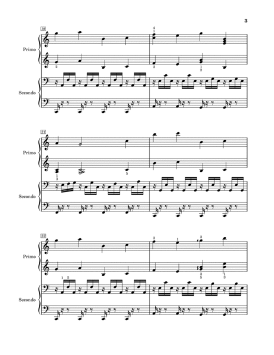 The Giving The Giving 1 Piano, 4-Hands scores gallery preview page 3