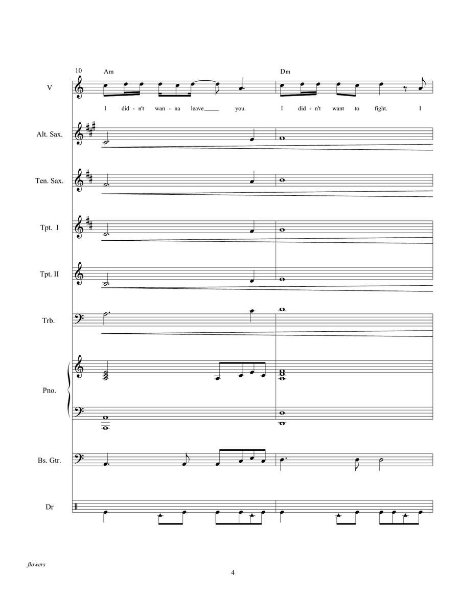 Flowers School and Community scores gallery preview page 6