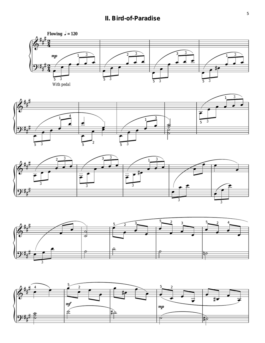 To A Wild Rose Piano Solo scores gallery preview page 5