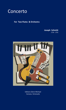 Book cover for Concerto for Two Flutes and Orchestra