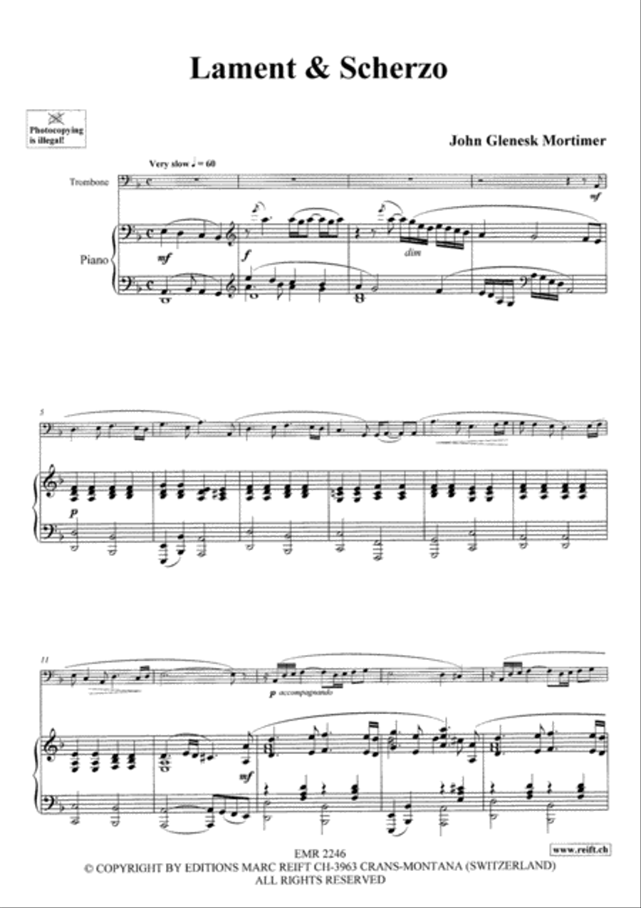 Lament & Scherzo Piano Accompaniment scores gallery preview page 3