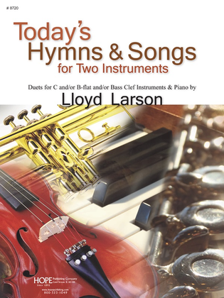 Book cover for Today's Hymns and Songs 2 Instruments Vol 1