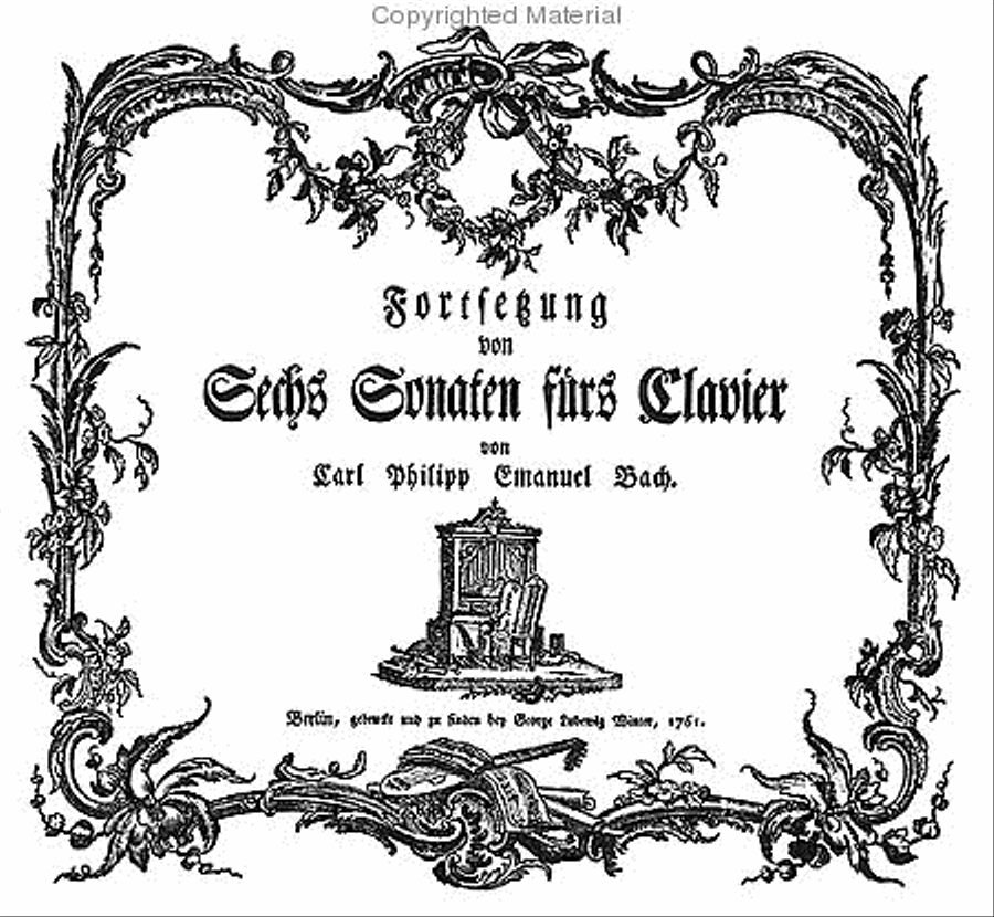 Fortsetzung von Sechs Sonaten furs Clavier Harpsichord scores gallery preview page 2