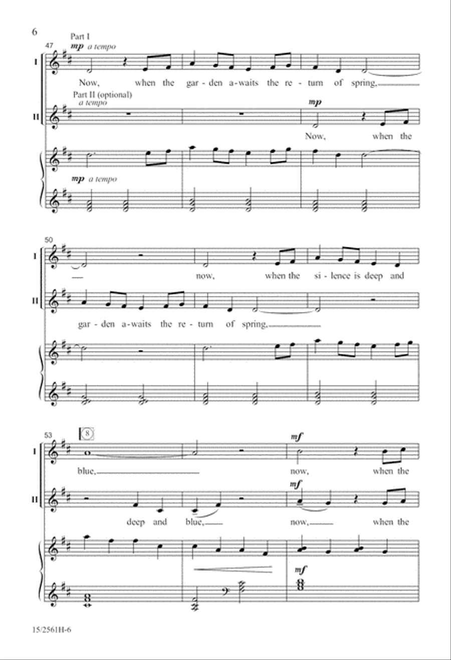 Beautiful December Beautiful December Unison Choir scores gallery preview page 7
