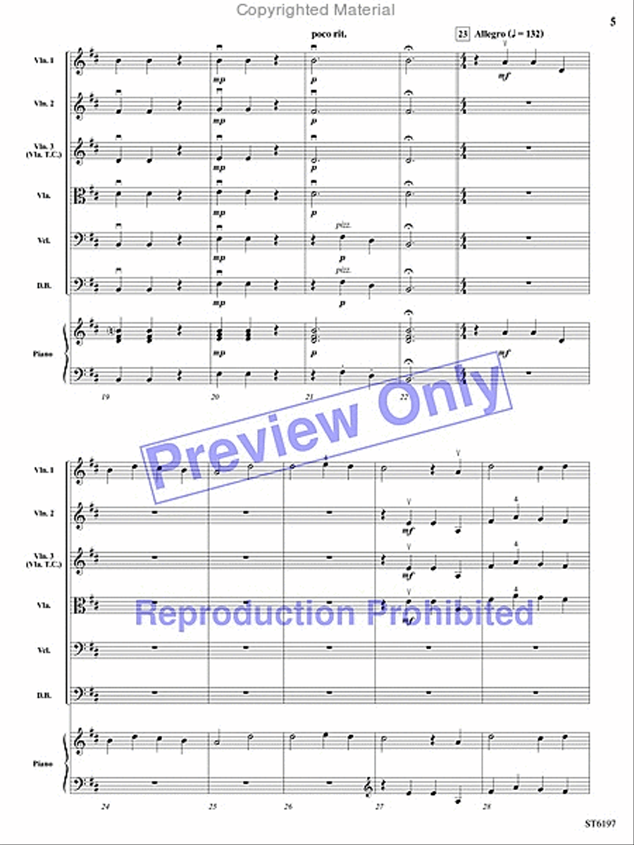Prelude and Fugue Prelude and Fugue String Orchestra scores gallery preview page 4