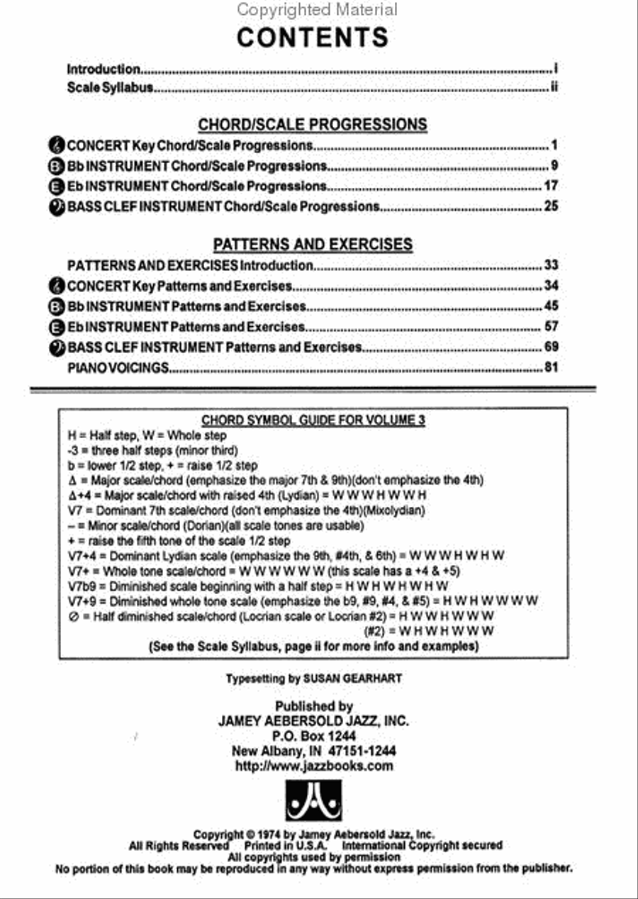 Volume 3 - The ii/V7/I Progression Voice scores gallery preview page 2