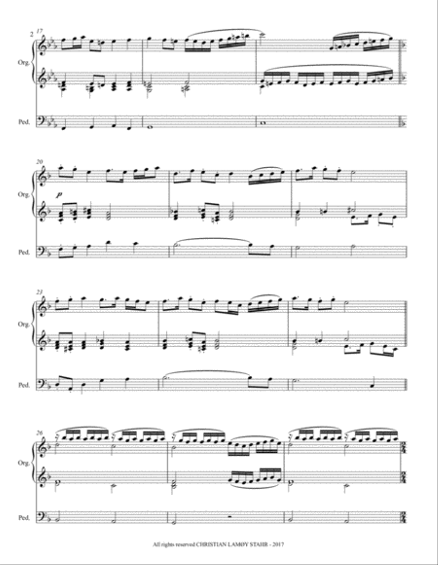 Wedding March - No. 1 Wedding March - No. 1 Organ Solo scores gallery preview page 2
