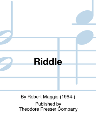 Book cover for Riddle