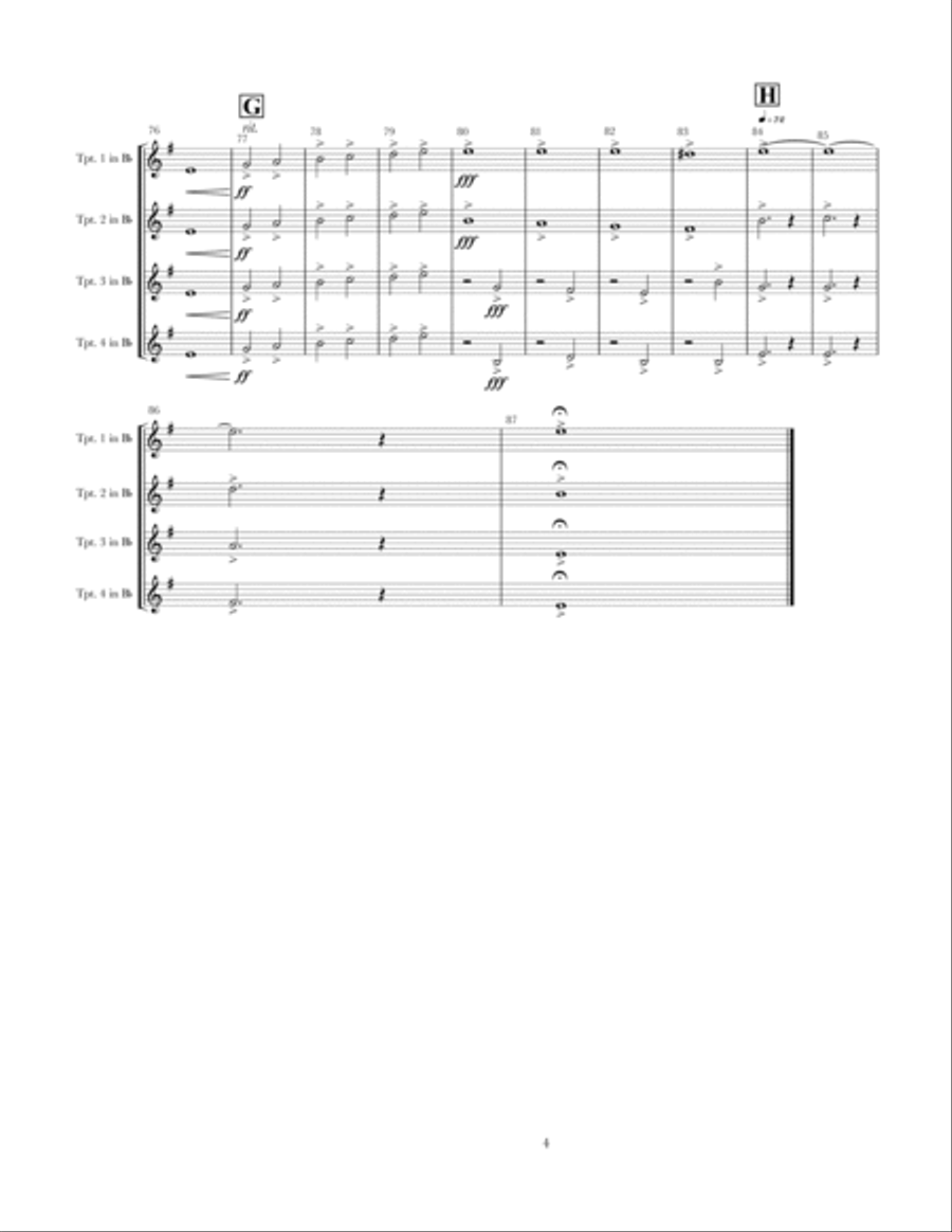 God Rest Ye, Merry Gentlemen Brass Ensemble scores gallery preview page 4