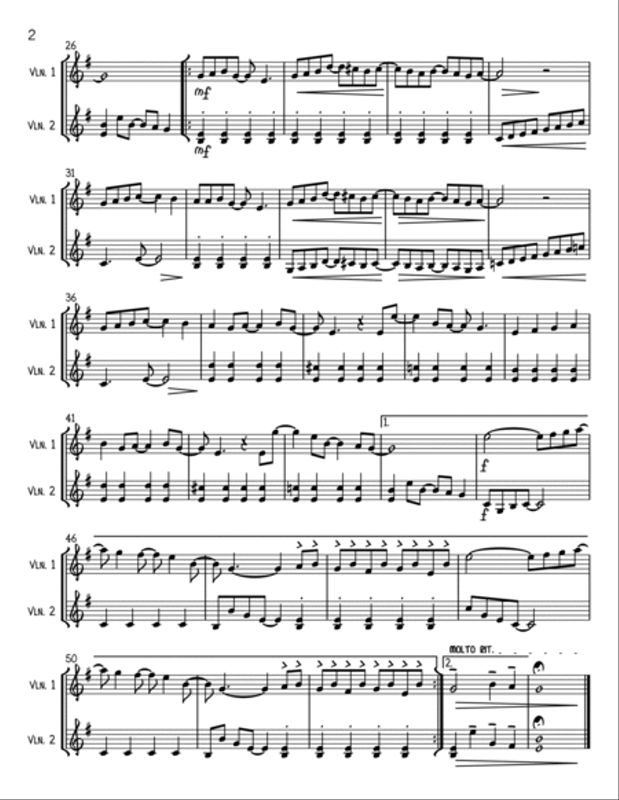 Eleanor Rigby Eleanor Rigby String Duet scores gallery preview page 2