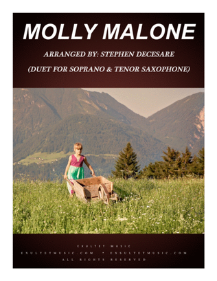 Book cover for Molly Malone (Duet for Soprano and Tenor Saxophone)
