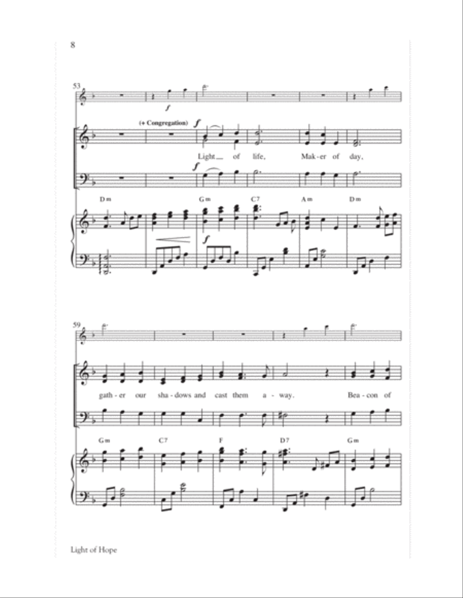 Light of Hope 3-Part scores gallery preview page 9
