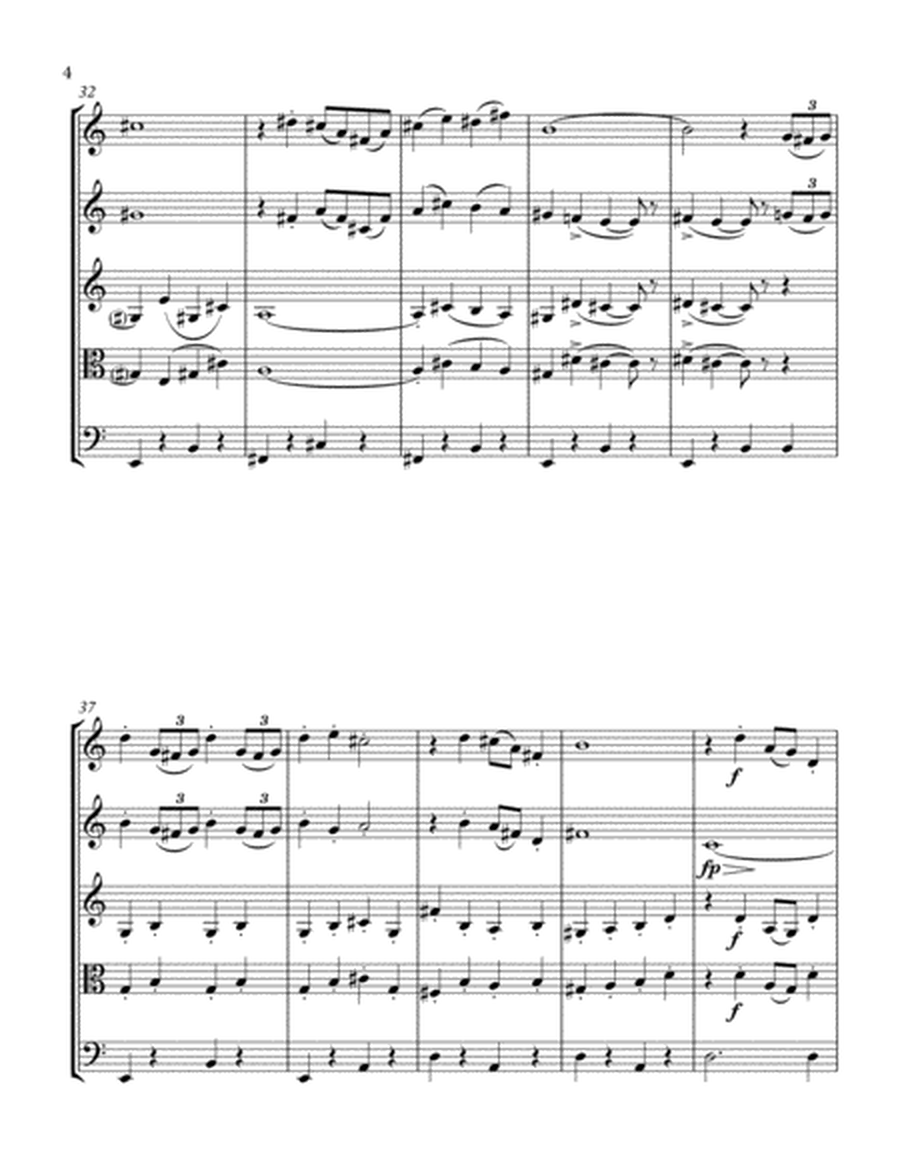 Sleigh Ride String Quartet (Orchestra) Score and Parts image number null