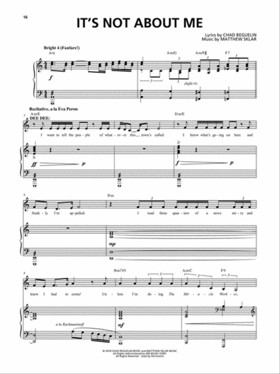 The Prom Voice scores gallery preview page 7