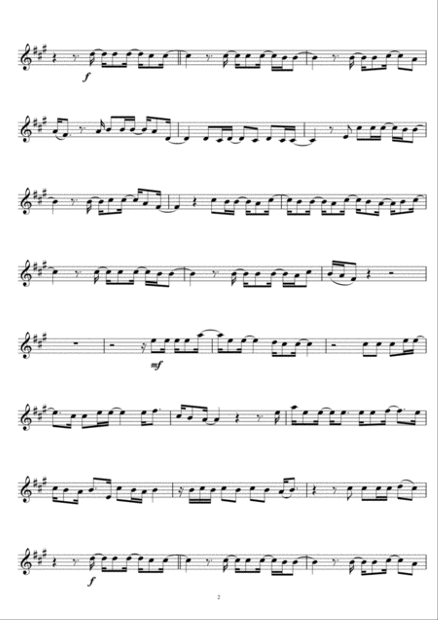 Torn Clarinet Solo scores gallery preview page 2