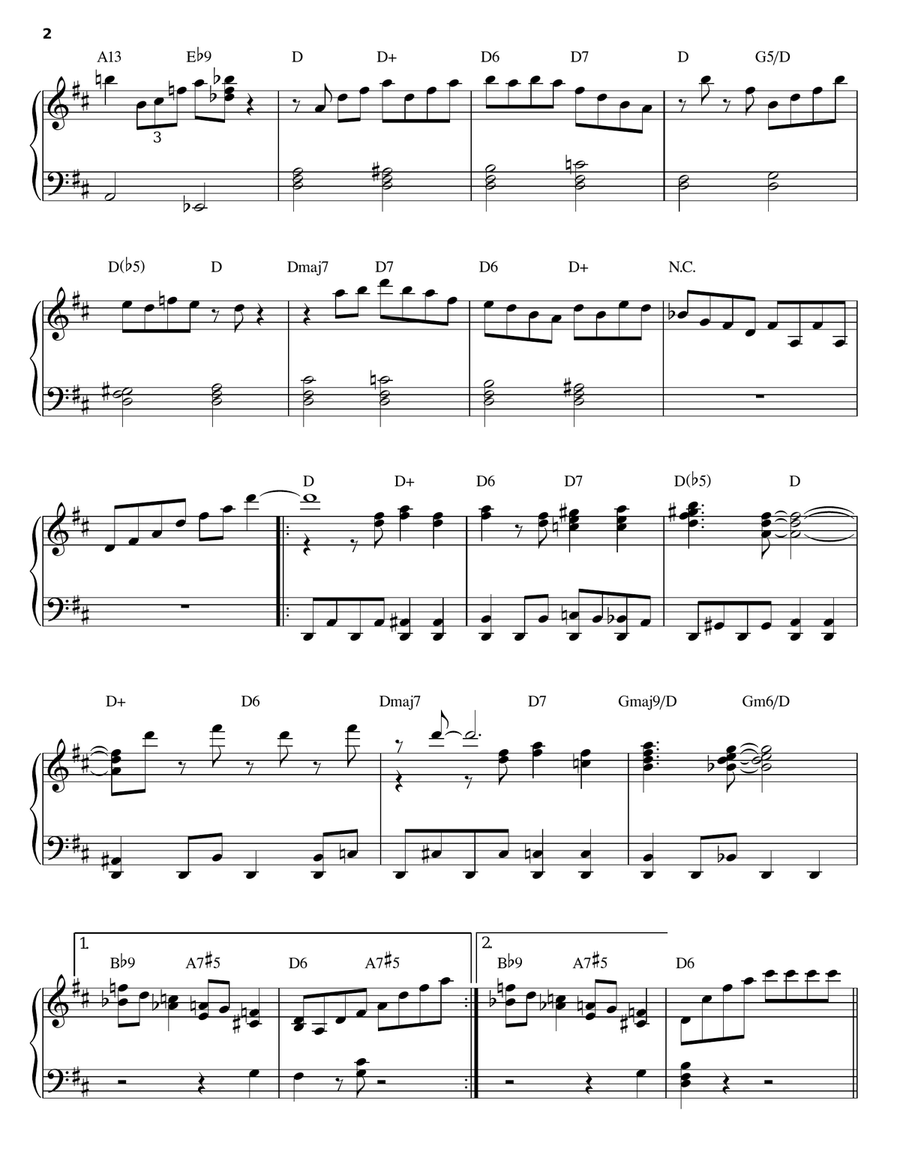 Clarinade Clarinade Piano Solo scores gallery preview page 2