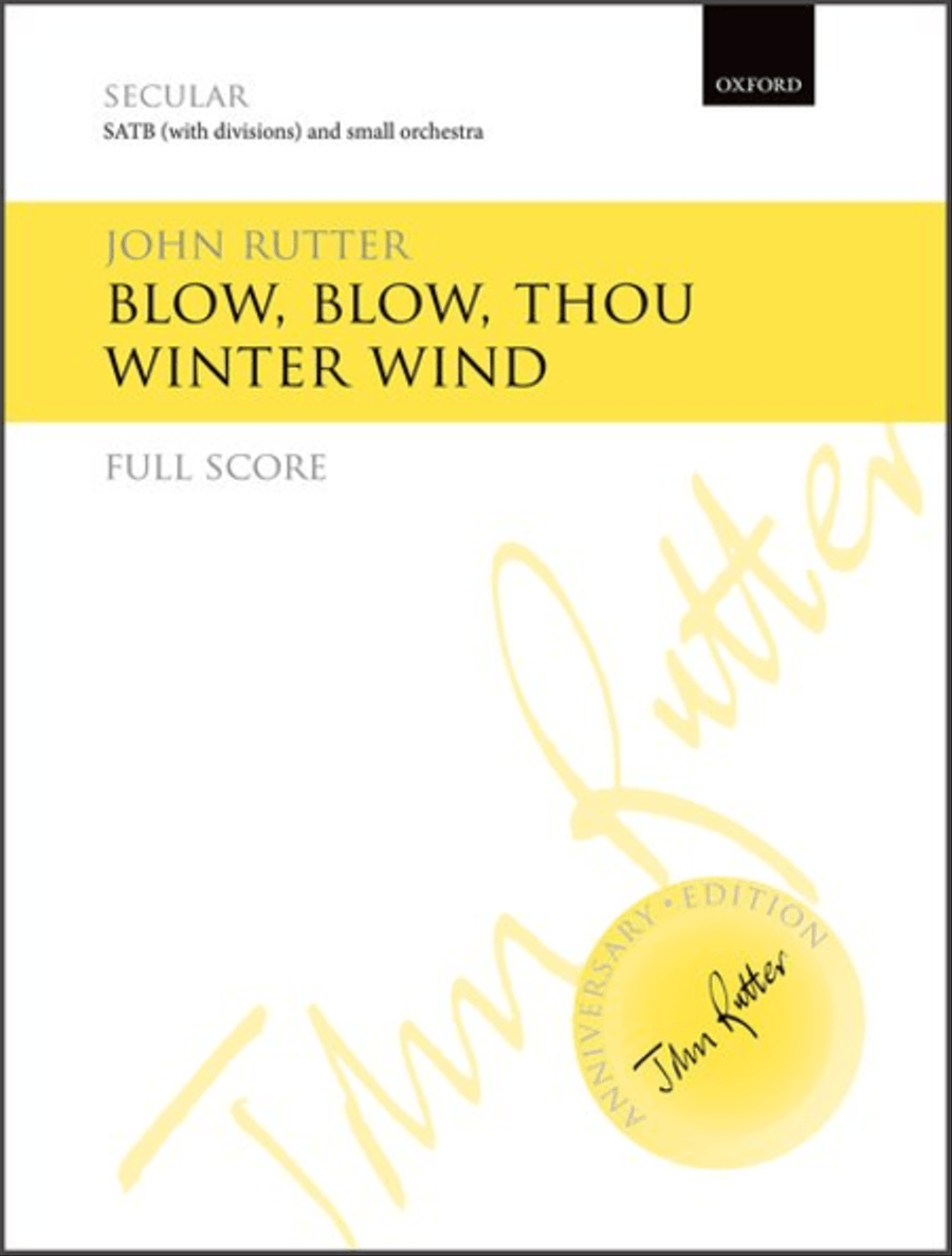 Blow, blow, thou winter wind Divisi scores gallery preview page 1