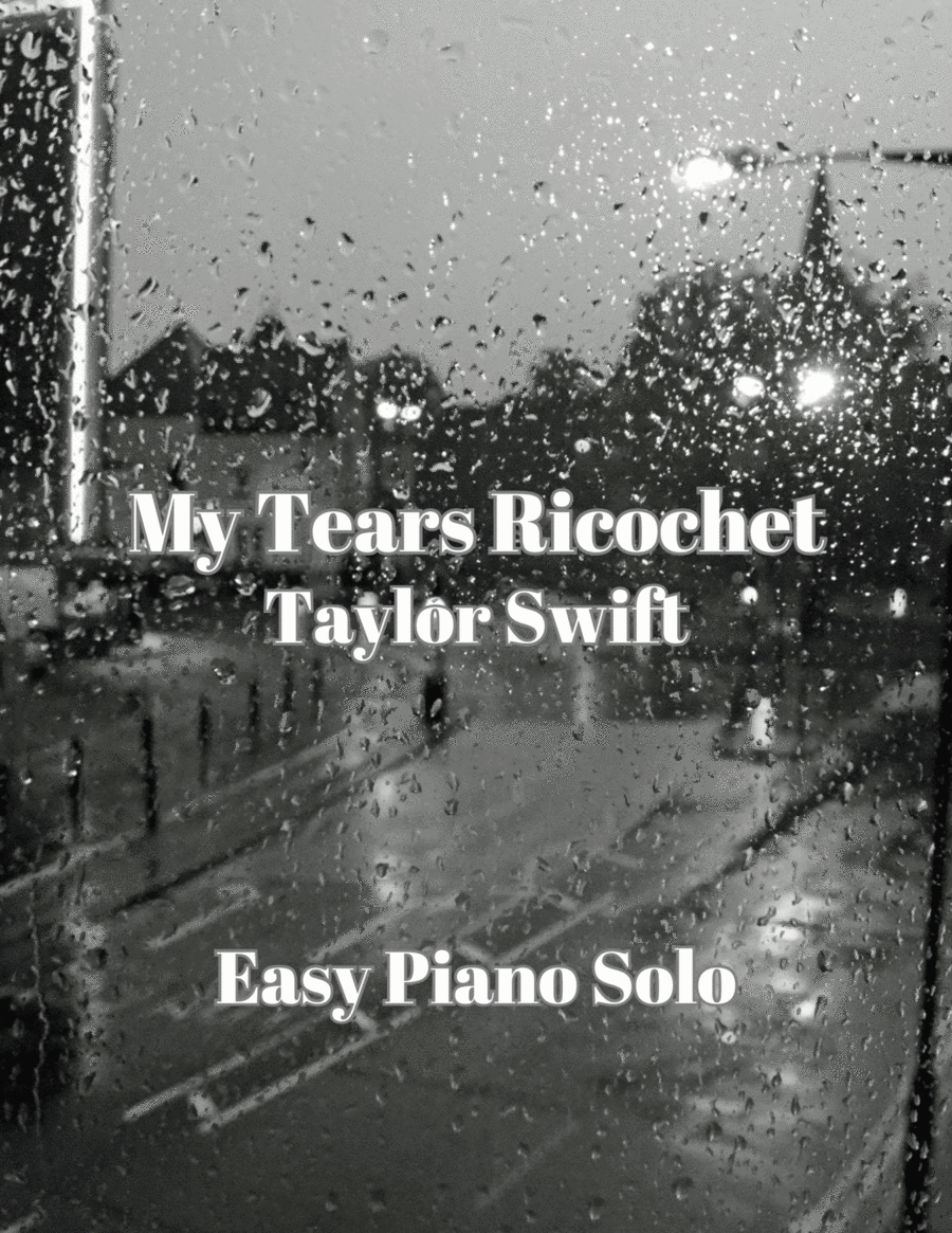 My Tears Ricochet Easy Piano scores gallery preview page 1