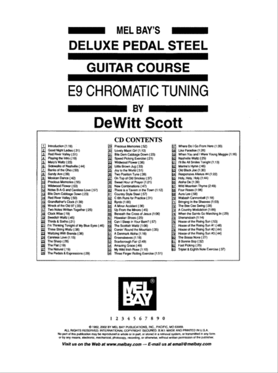 Deluxe Pedal Steel Guitar Method image number null