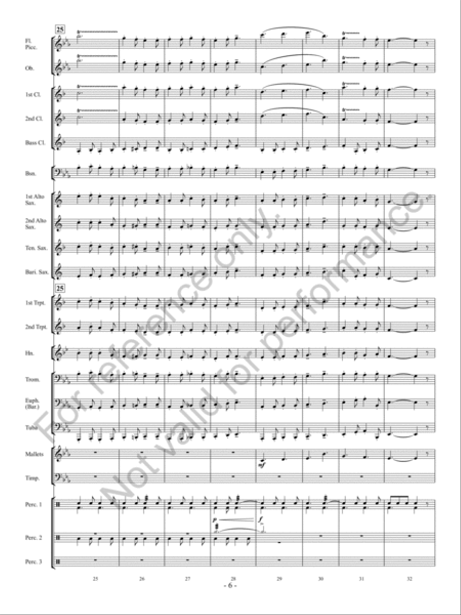 Christmas Long Ago Concert Band scores gallery preview page 7