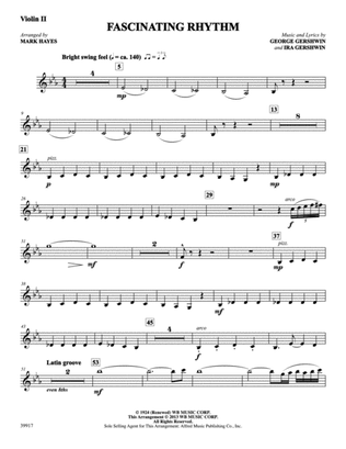Fascinating Rhythm: 2nd Violin