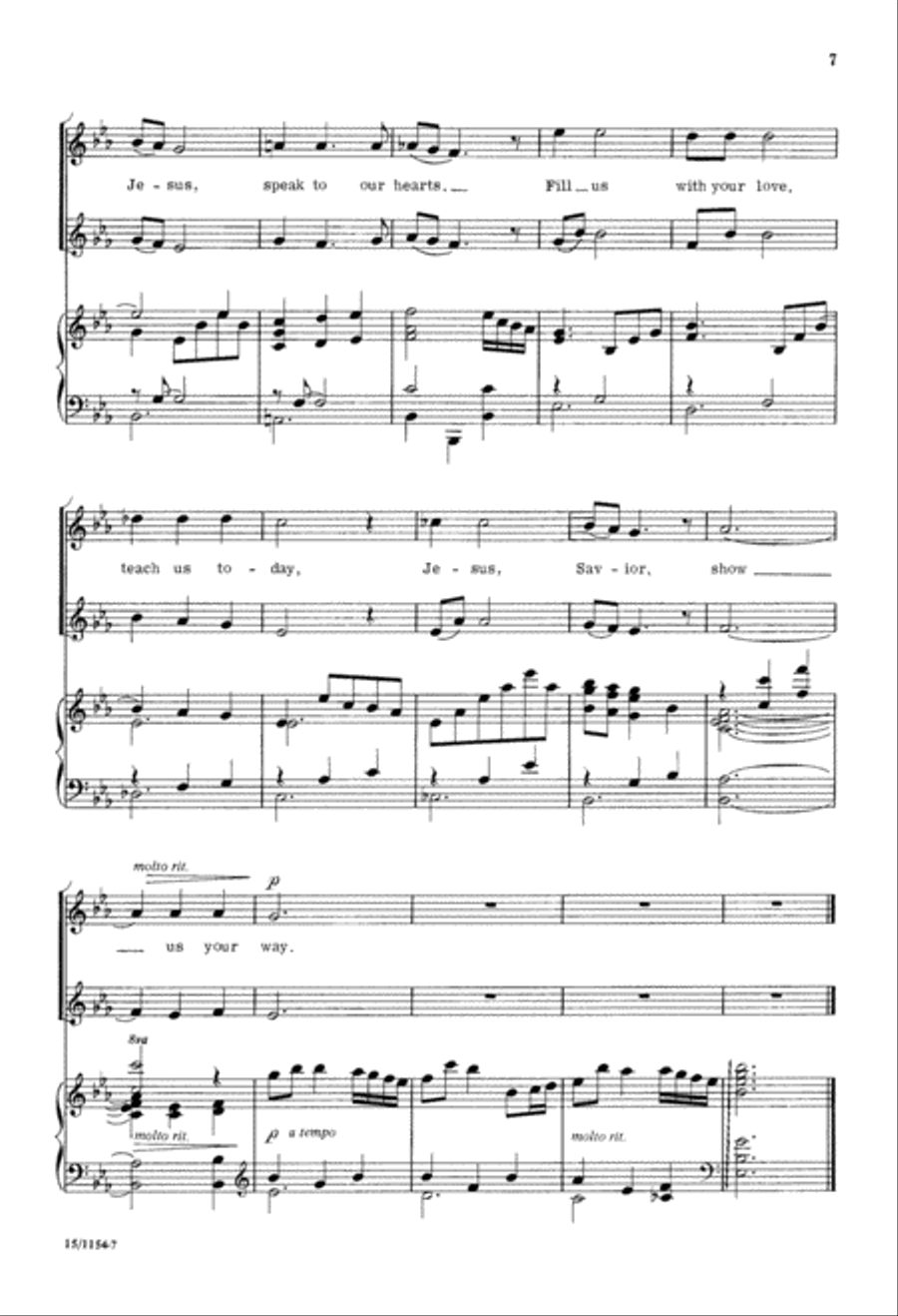 Jesus Savior Jesus Savior 2-Part scores gallery preview page 7