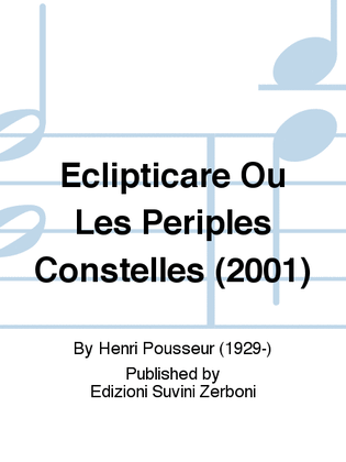Eclipticare Ou Les Periples Constellés (2001)