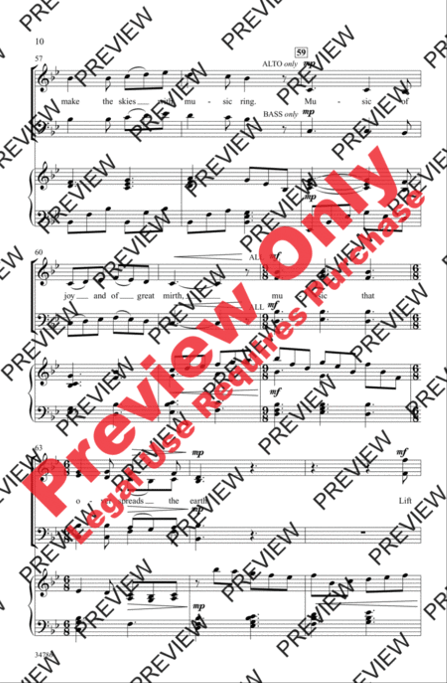 A Vaughan Williams Christmas 4-Part scores gallery preview page 9