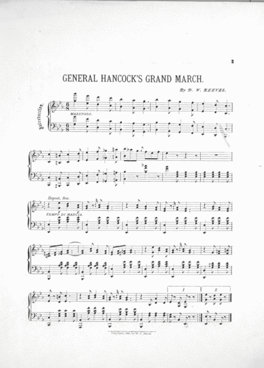 Gen. Hancock's Grand March