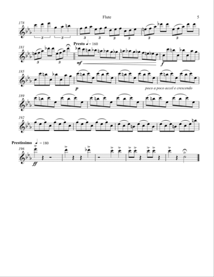 The Disgruntled Pied Piper Flute Solo scores gallery preview page 5