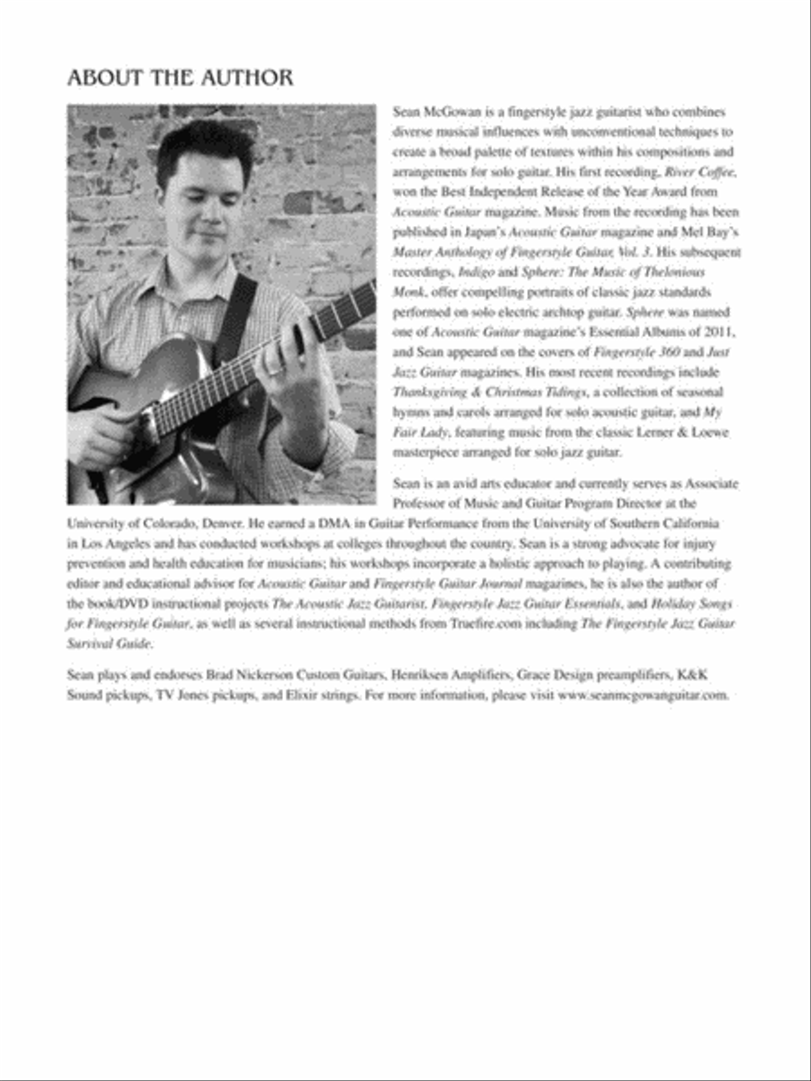 Fingerstyle Jazz Guitar Solos Electric Guitar scores gallery preview page 3