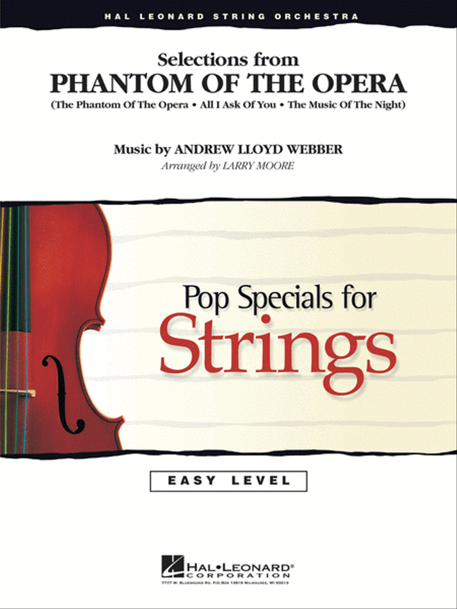 Selections from The Phantom of the Opera String Orchestra scores gallery preview page 1
