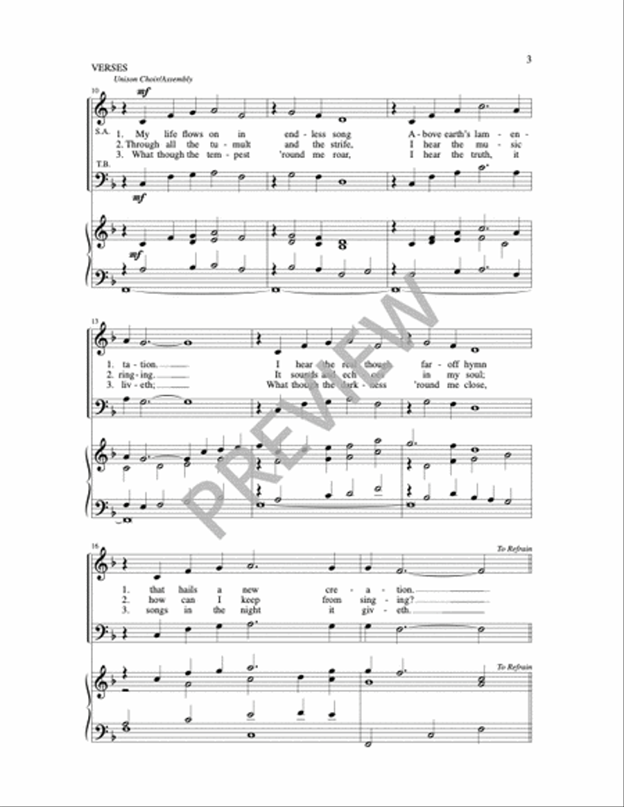 How Can I Keep From Singing 4-Part scores gallery preview page 13