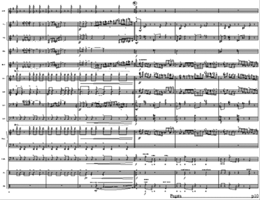 Fugata Percussion Ensemble scores gallery preview page 2