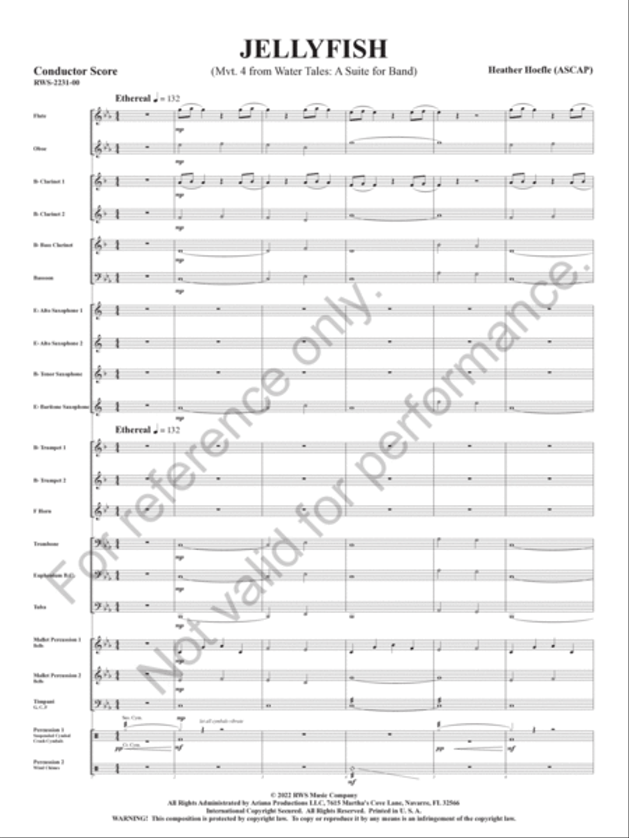 Jellyfish Concert Band scores gallery preview page 4
