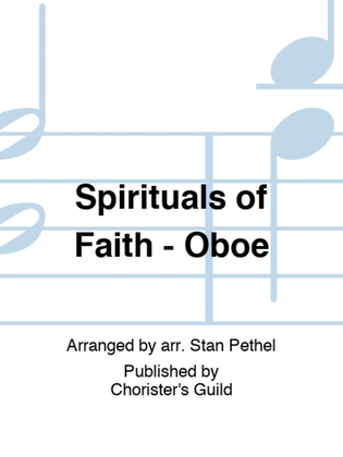 Book cover for Spirituals of Faith - Oboe