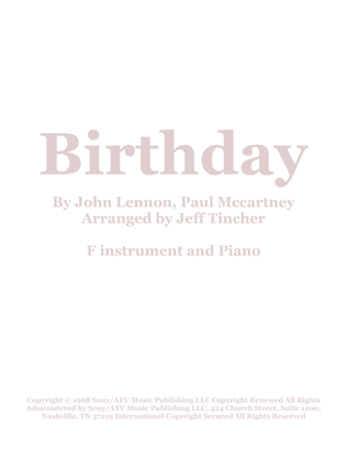Book cover for Birthday