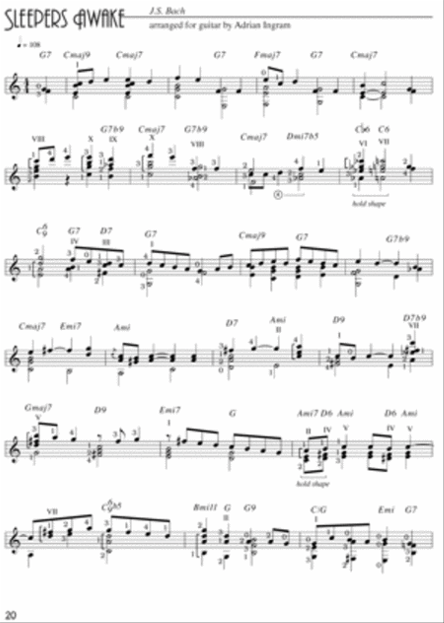 Jazz Bach For Fingerstyle Guitar Electric Guitar scores gallery preview page 3