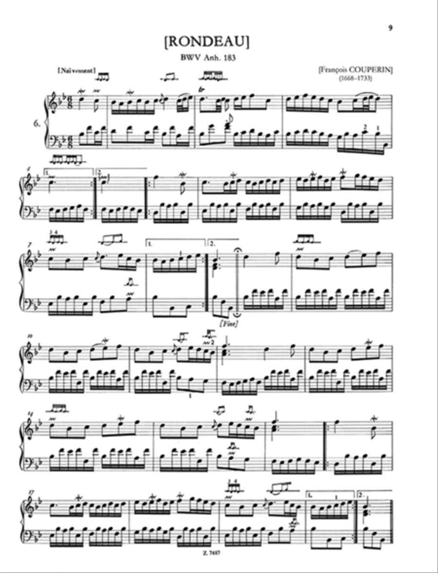 Notenbüchlein für Anna Magdalena Bach Piano Solo scores gallery preview page 3