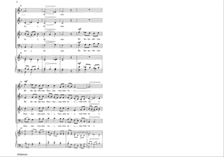 Ave Maria 4-Part scores gallery preview page 11