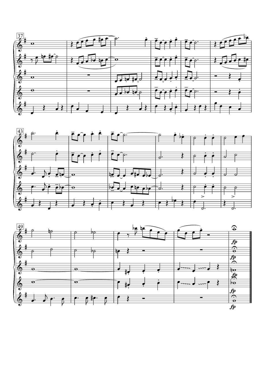 Just a closer walk with thee for Saxophone Quartet Saxophone Quartet scores gallery preview page 4