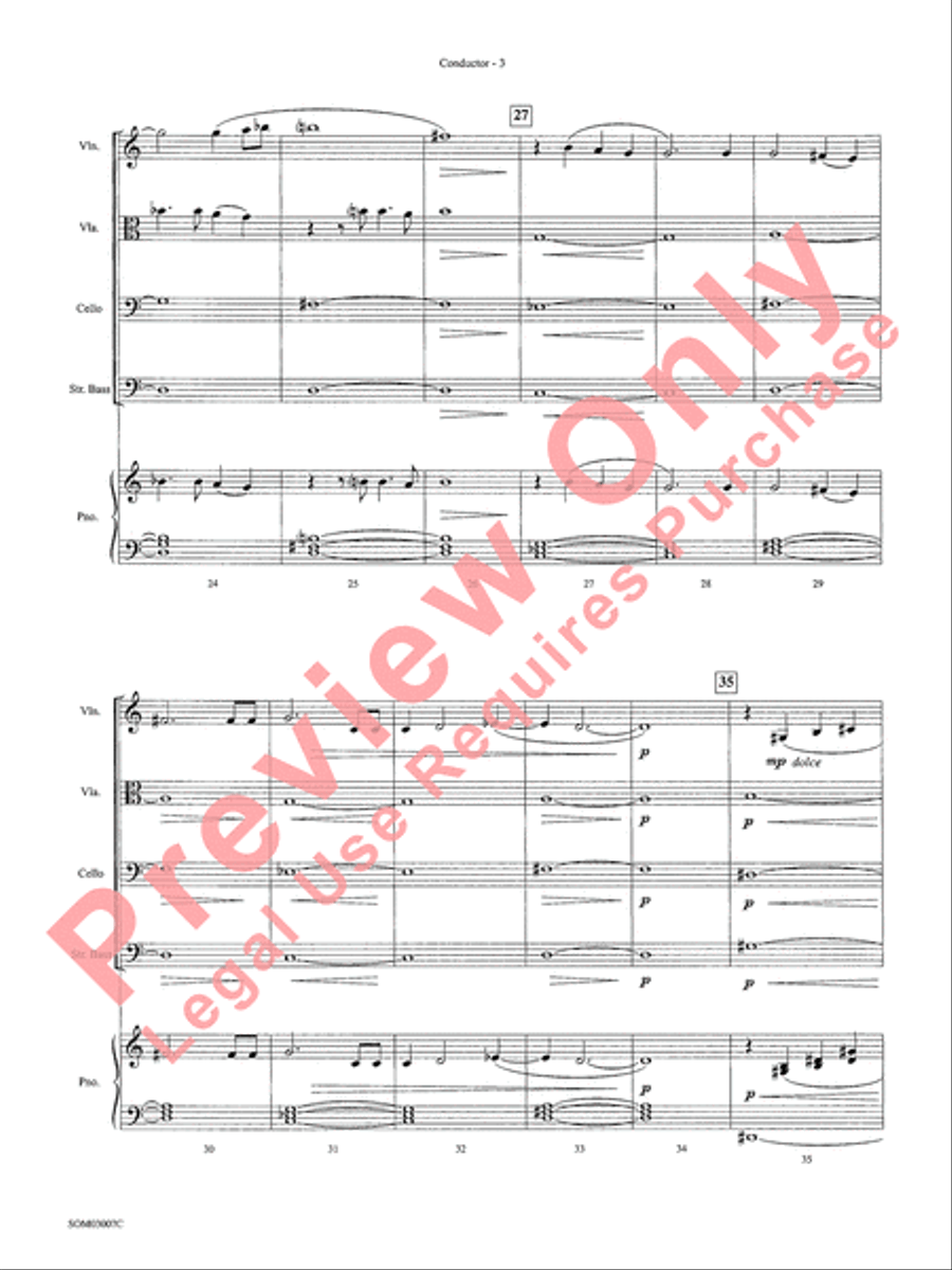 Gollum's Song (from The Lord of the Rings: The Two Towers) String Orchestra scores gallery preview page 5