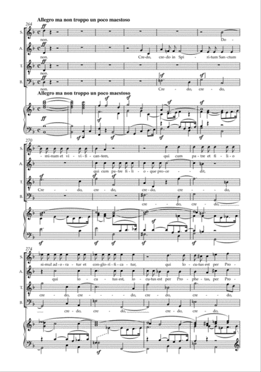 Missa solemnis, op. 123 4-Part scores gallery preview page 3