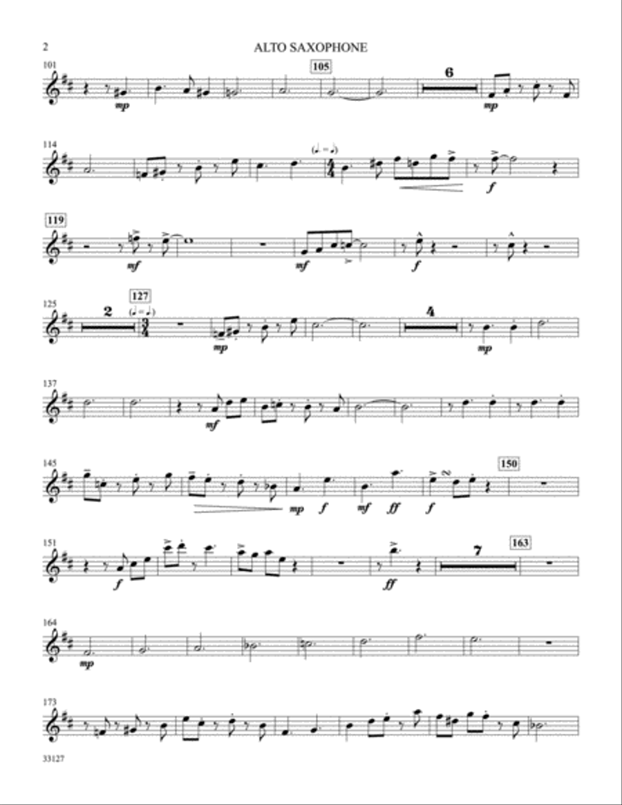 On a Clear Day: E-flat Alto Saxophone Alto Saxophone scores gallery preview page 2