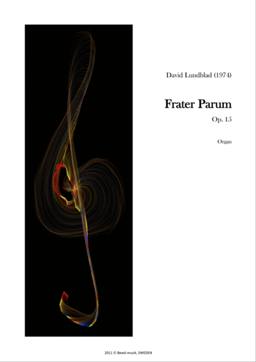 Frater Parum Frater Parum Organ Solo scores gallery preview page 1