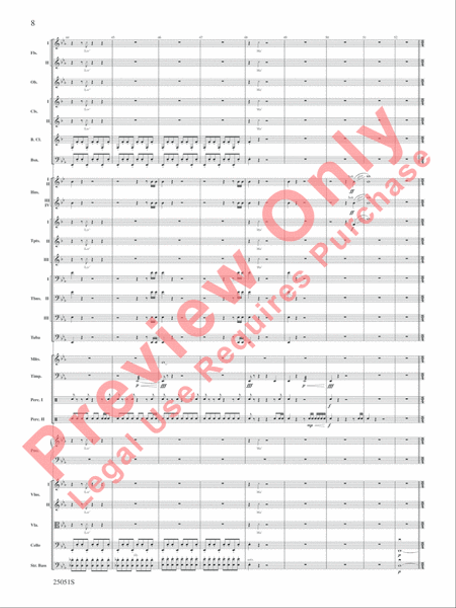 Concert Suite from Harry Potter and the Goblet of Fire Concert Band scores gallery preview page 9