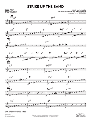 Book cover for Strike Up the Band (arr. Mark Taylor) - Bb Solo Sheet