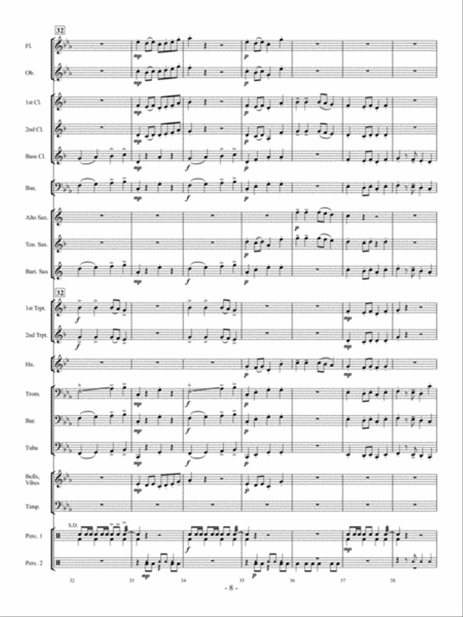 Cats' Night Out Concert Band scores gallery preview page 7